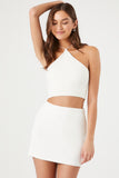 White A-Line Mini Skirt 1