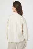 Cream Drop-Sleeve Pocket Shirt 4