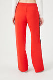Red French Terry Wide-Leg Pants 3