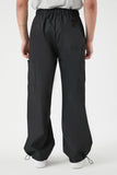 Black Slim-Fit Drawstring Pants 3