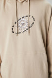 Taupe /Multi Sunrise To Sunset Graphic Hoodie 3