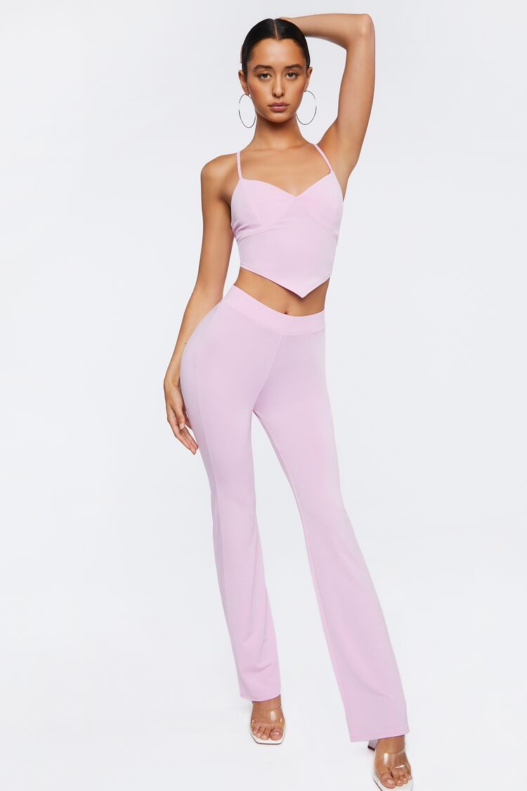 Wisteria Jersey Knit High-Rise Pants