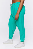 Mermail Plus Size Active French Terry Joggers 2
