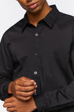 Black Collared Long-Sleeve Shirt 2