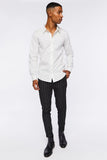 White Collared Long-Sleeve Shirt