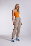 Taupe Baggy Cargo Pants