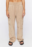 Taupe Baggy Cargo Pants 1