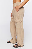 Taupe Baggy Cargo Pants 3