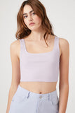 Lilac Cropped Tank Top