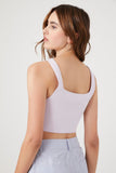 Lilac Cropped Tank Top 4