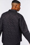 Black Star Quilted Bomber Jacket 4