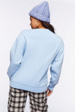 Blue multi Holiday Sheep Graphic Pullover 5
