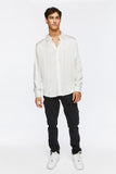 Cream Diamond Long-Sleeve Shirt 1