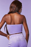 Lavender Juicy Couture Velour Tube Top  4
