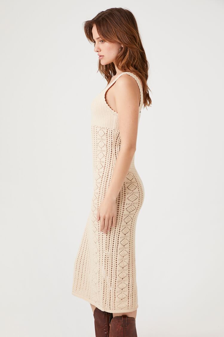 Sandshell Sheer Crochet Midi Dress 3
