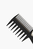 Black Wide & Fine Tooth Hair Comb 1