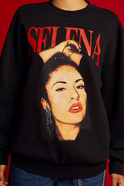 Blackmulti Selena Graphic Fleece Pullover 3