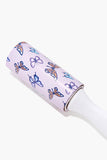 Lilac Multi Butterfly Print Lint Roller 1