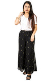 Blackgold Embroidered Wide-Leg Pants 2