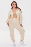 Sand Plus Size French Terry Joggers 