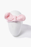 Pink Plush Bow Headwrap 