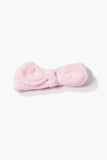 Pink Plush Bow Headwrap 2