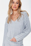Heathergrey Wide-Ribbed Boxy Sweater 1