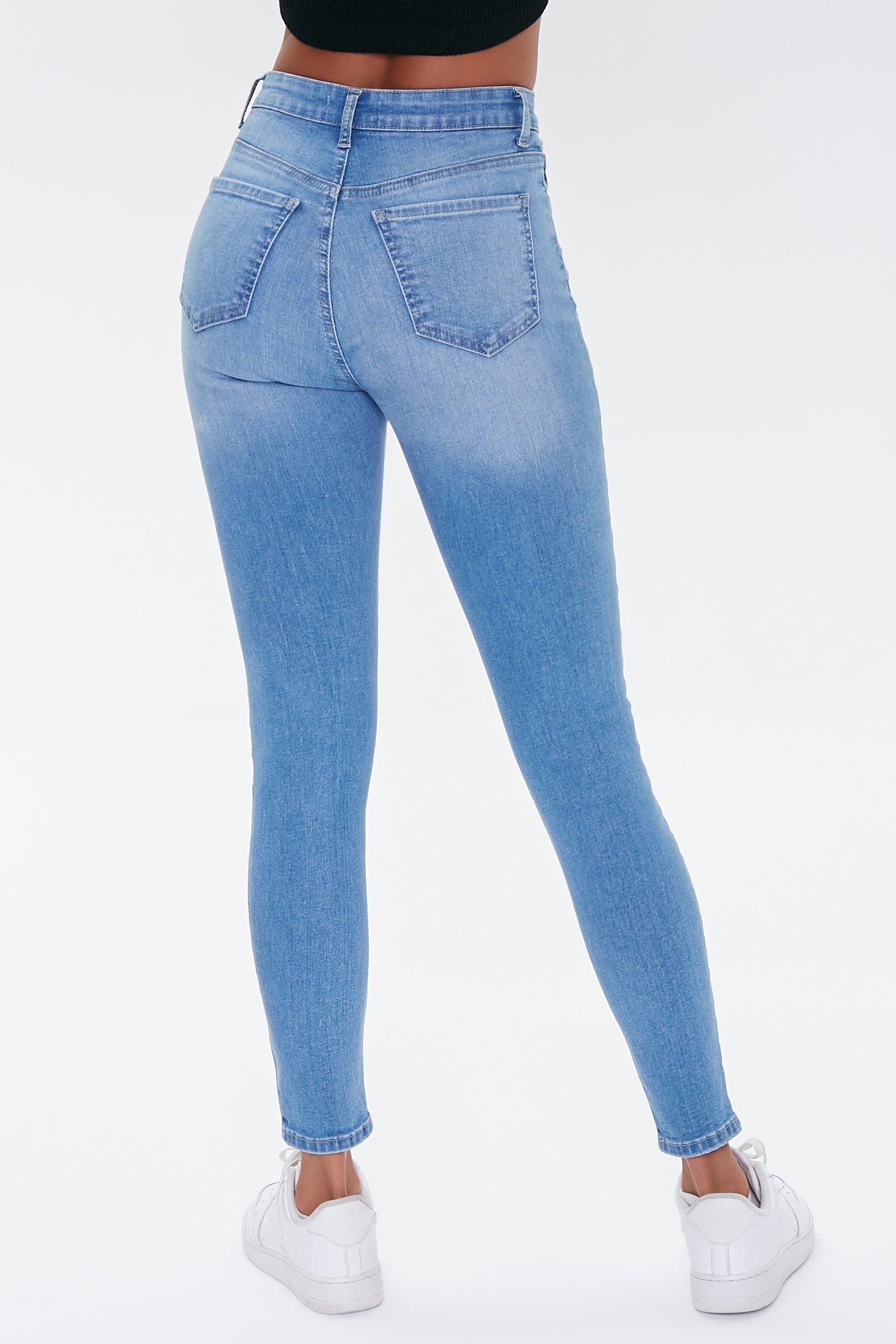 Mediumdenim Mid-Rise Skinny Jeans 4