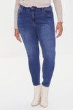 Darkdenim Plus Size High-Rise Skinny Jeans 1