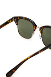 Goldolive Half-Rim Tortoiseshell Sunglasses 4
