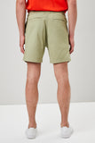 Sage Cotton-Blend Drawstring Shorts 3