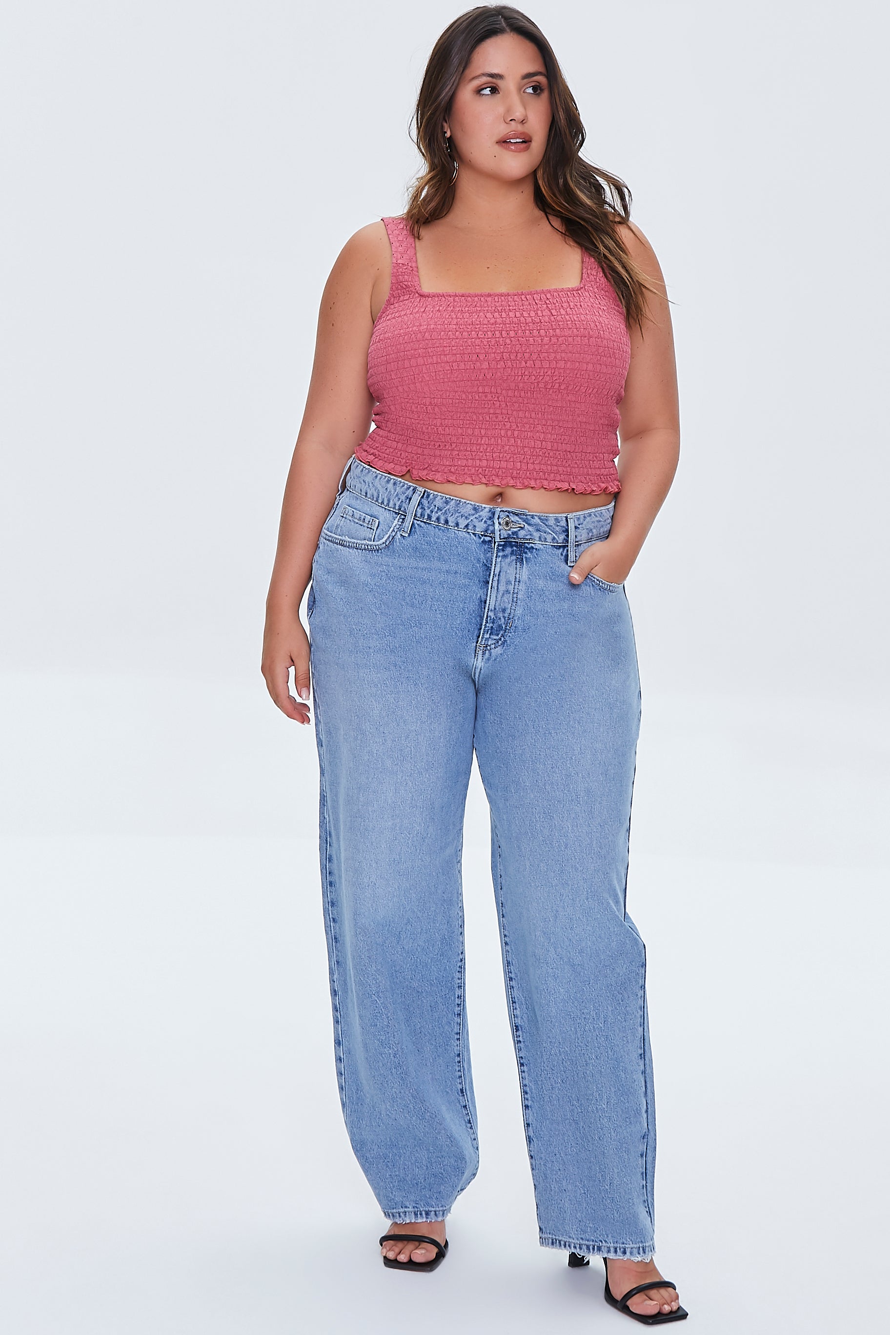 Women's plus size hot sale embroidered jeans