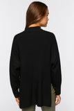 Black Mock Neck Drop-Sleeve Sweater 3