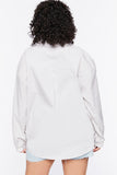 Whiteashbrown Plus Size Button-front Poplin Shirt 2