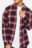 Blackredwhite Plaid Flannel Shirt 3