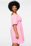 Pinkicing Plus Size Off-the-Shoulder Dress 1