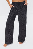 Blackwhite Speckled Drawstring Pajama Pants 1