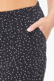Blackwhite Speckled Drawstring Pajama Pants 4