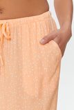 Peachwhite Speckled Drawstring Pajama Pants 4