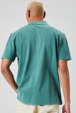 Green Vented-Hem Polo Shirt 2