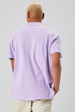 Purple Vented-Hem Polo Shirt 2