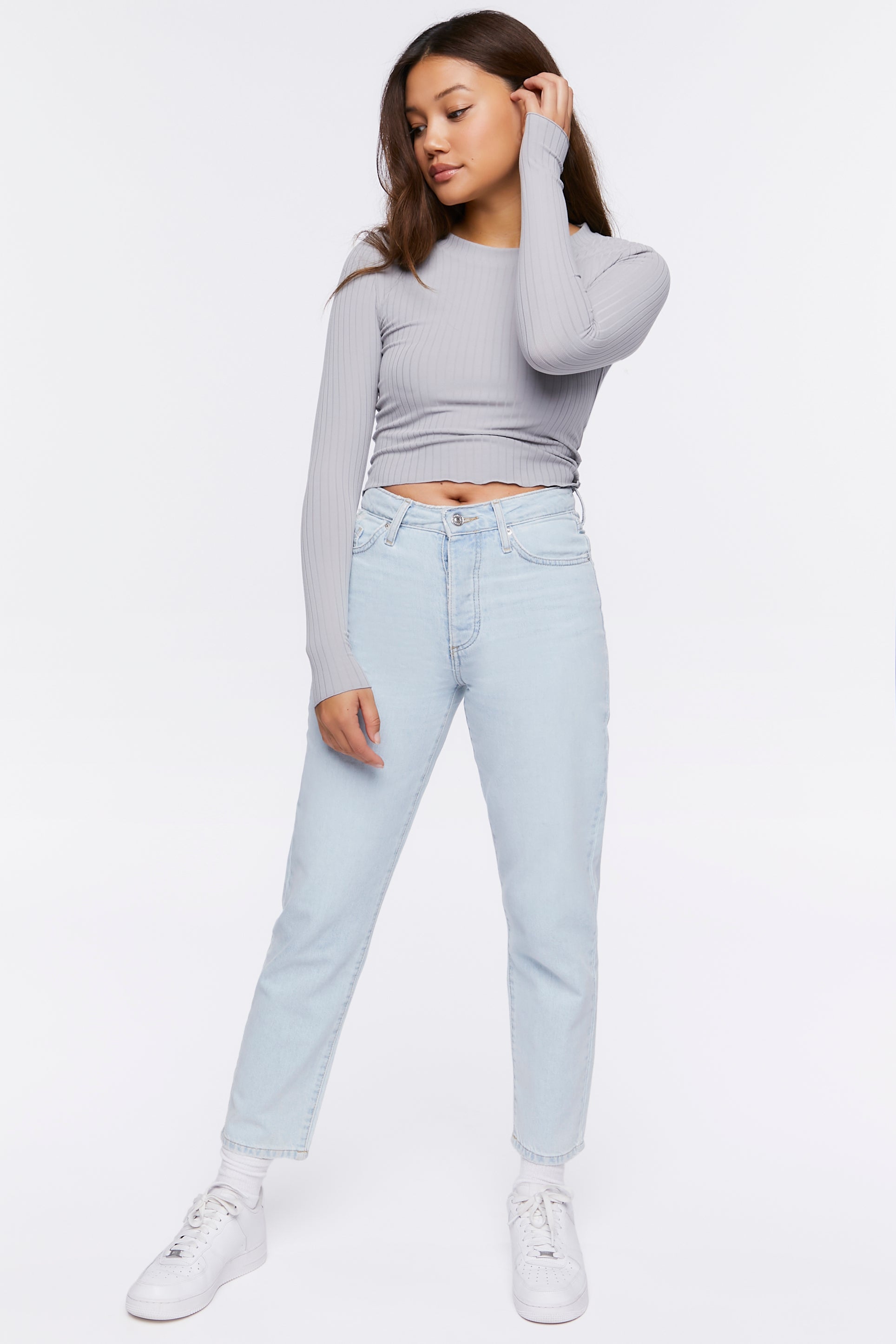 Lightdenim Recycled Cotton High-Rise Mom Jeans 1