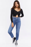 Mediumdenim Recycled Cotton High-Rise Mom Jeans 