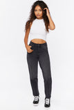 Washedblack Recycled Cotton High-Rise Mom Jeans 