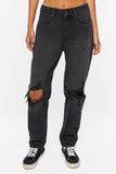 Washedblack Recycled Cotton Distressed Jeans 1