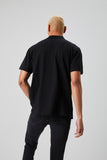 Black Short-Sleeve Polo Shirt 2