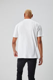 White Short-Sleeve Polo Shirt 4