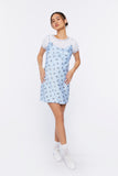 Bluemulti Bow Print Mini Slip Dress 2