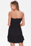Black Ruffle-Trim Mini Dress 2