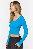 Marina Ribbed Cropped Fitted Sweater 2